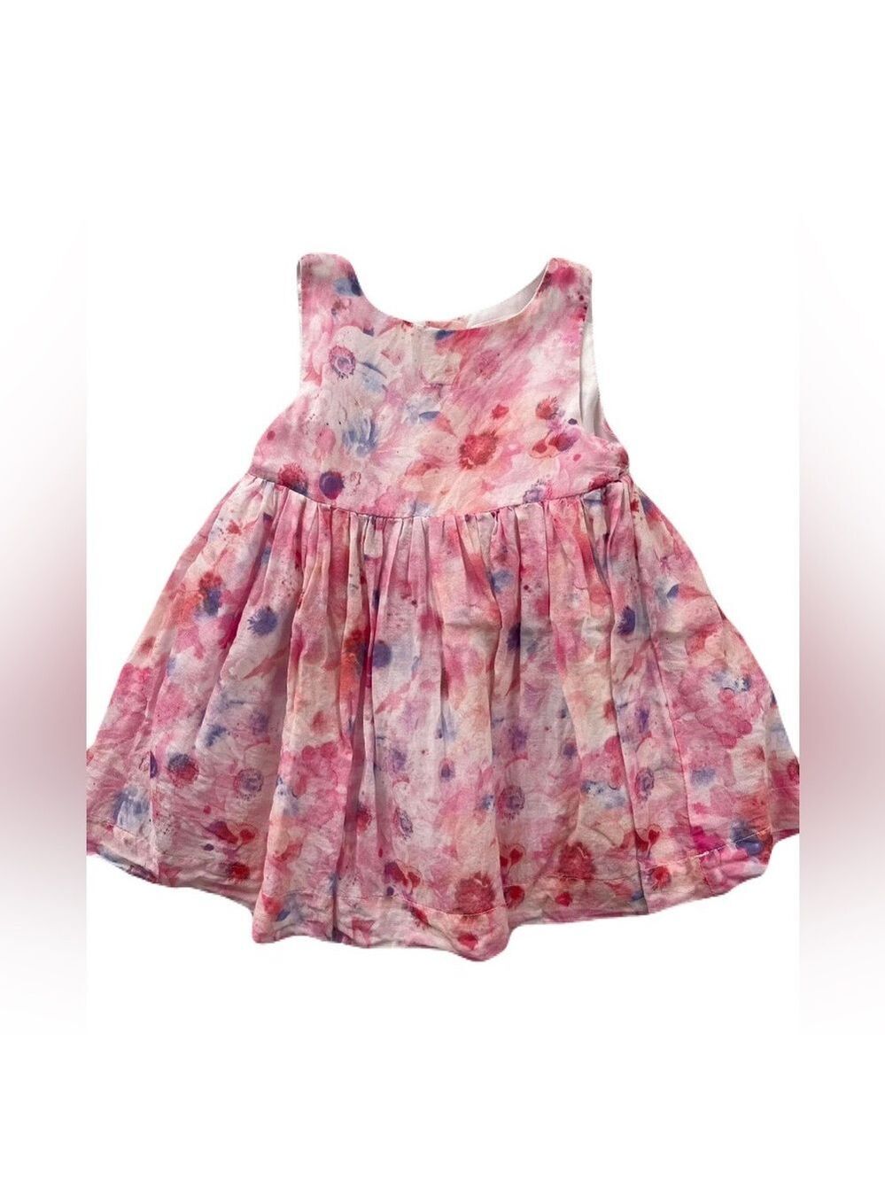 🩵 4/$20 Joe Fresh Pink Floral Kids Formal Dress